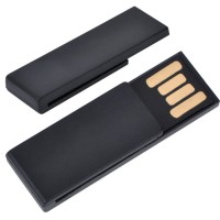 USB flash-карта &quot;Clip&quot; (8Гб),черная,3,8х1,2х0,5см,пластик 