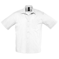 Рубашка&quot;Bristol&quot;, белый_2XL, 65% полиэстер, 35% хлопок, 95г/м2 