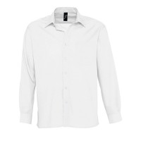 Рубашка мужская &quot;Baltimore&quot;, белый_S, 65% полиэстер, 35% хлопок, 95г/м2 